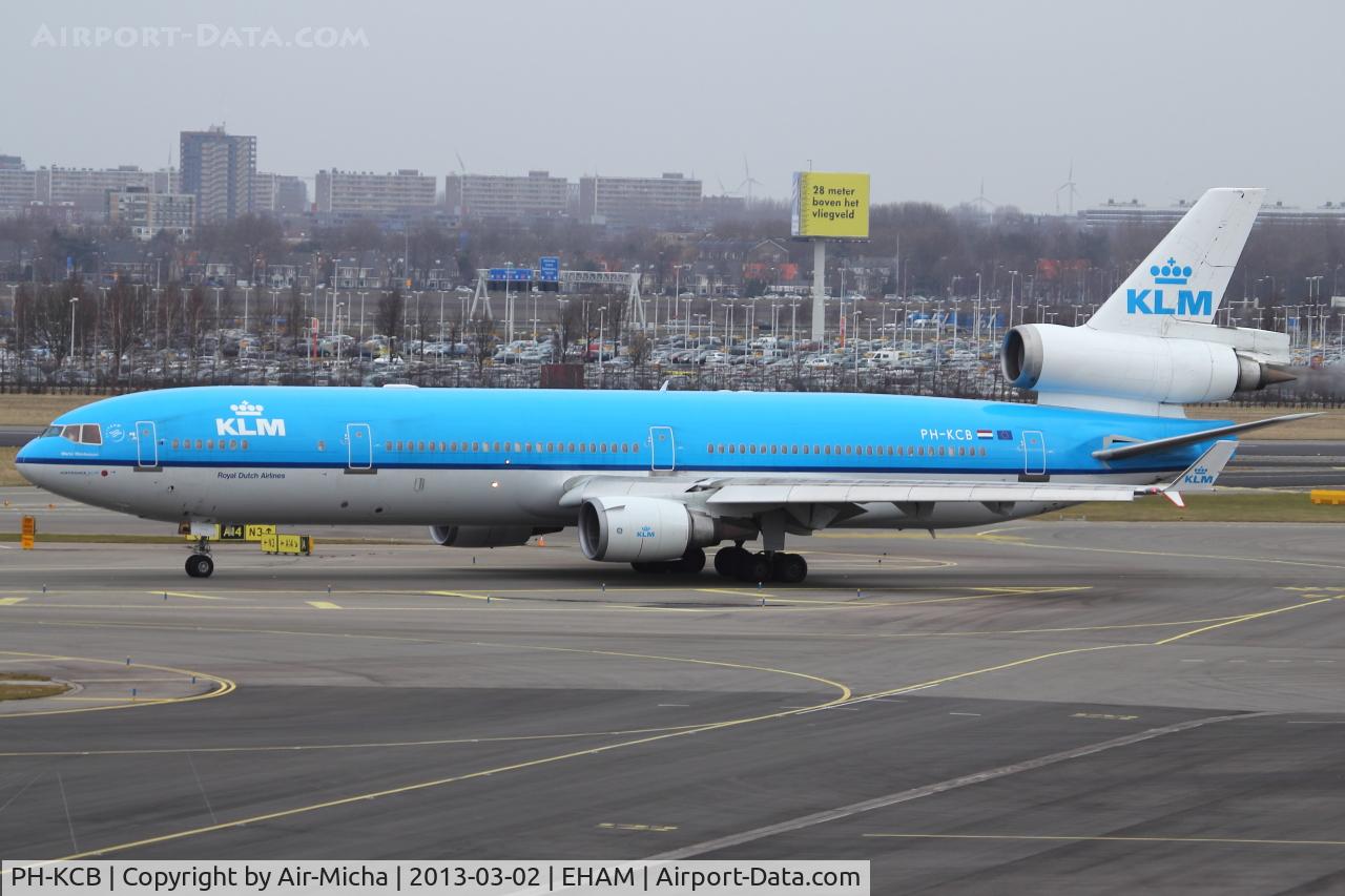 PH-KCB, 1994 McDonnell Douglas MD-11 C/N 48556, KLM Royal Dutch Airlines