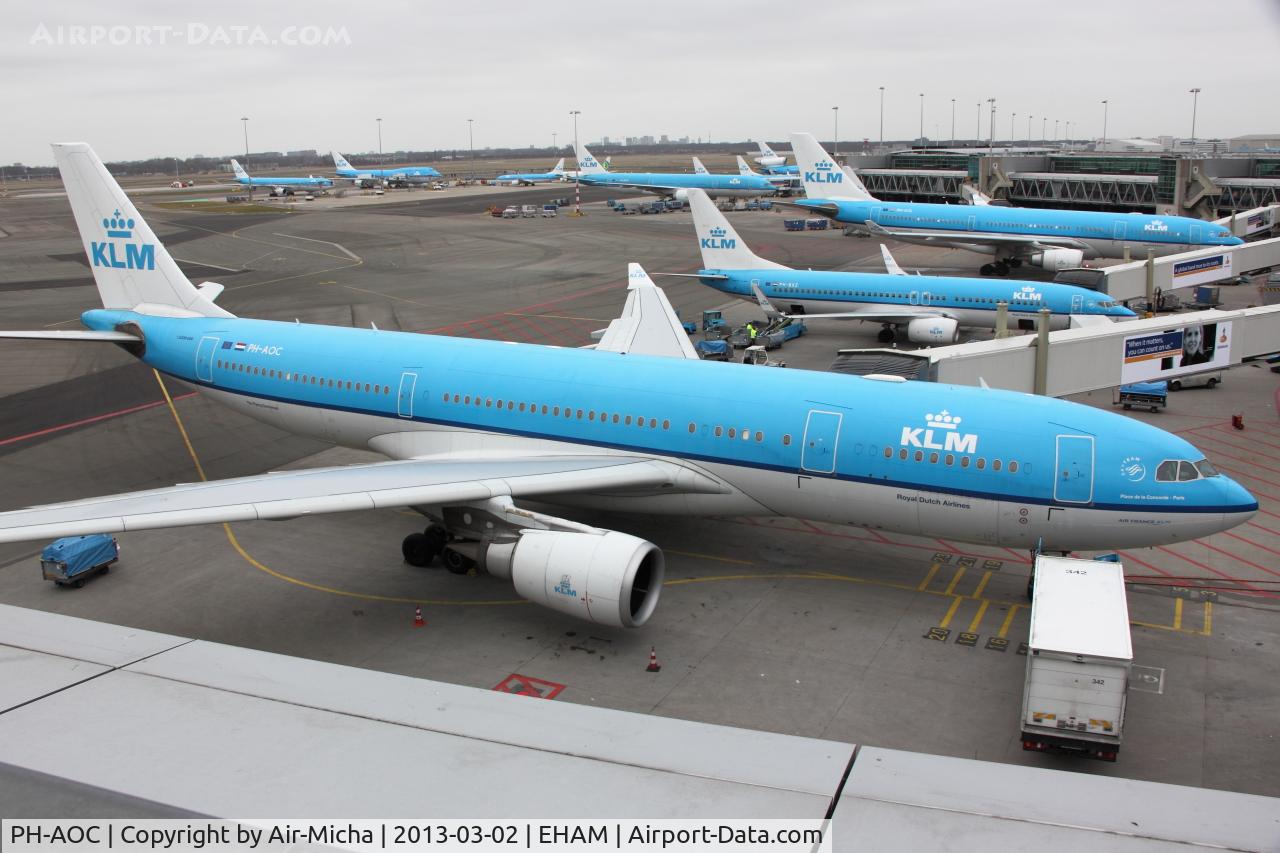 PH-AOC, 2005 Airbus A330-203 C/N 703, KLM Royal Dutch Airlines