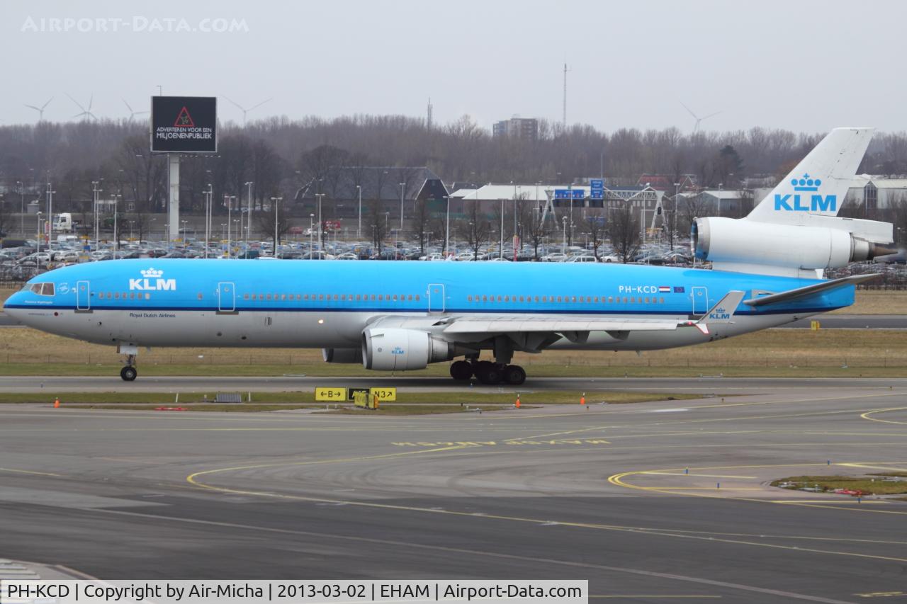 PH-KCD, 1994 McDonnell Douglas MD-11 C/N 48558, KLM Royal Dutch Airlines
