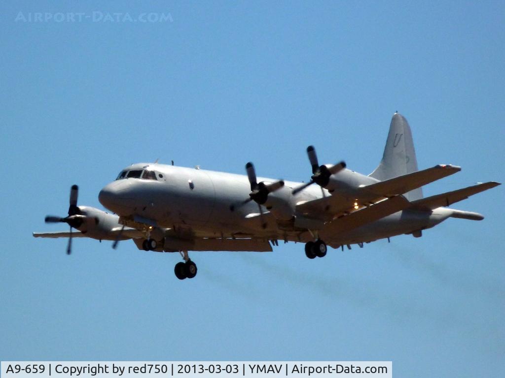 A9-659, Lockheed AP-3C Orion C/N 285D-5784, A9-659 at the 2013 Australian International Airshow Avalon.