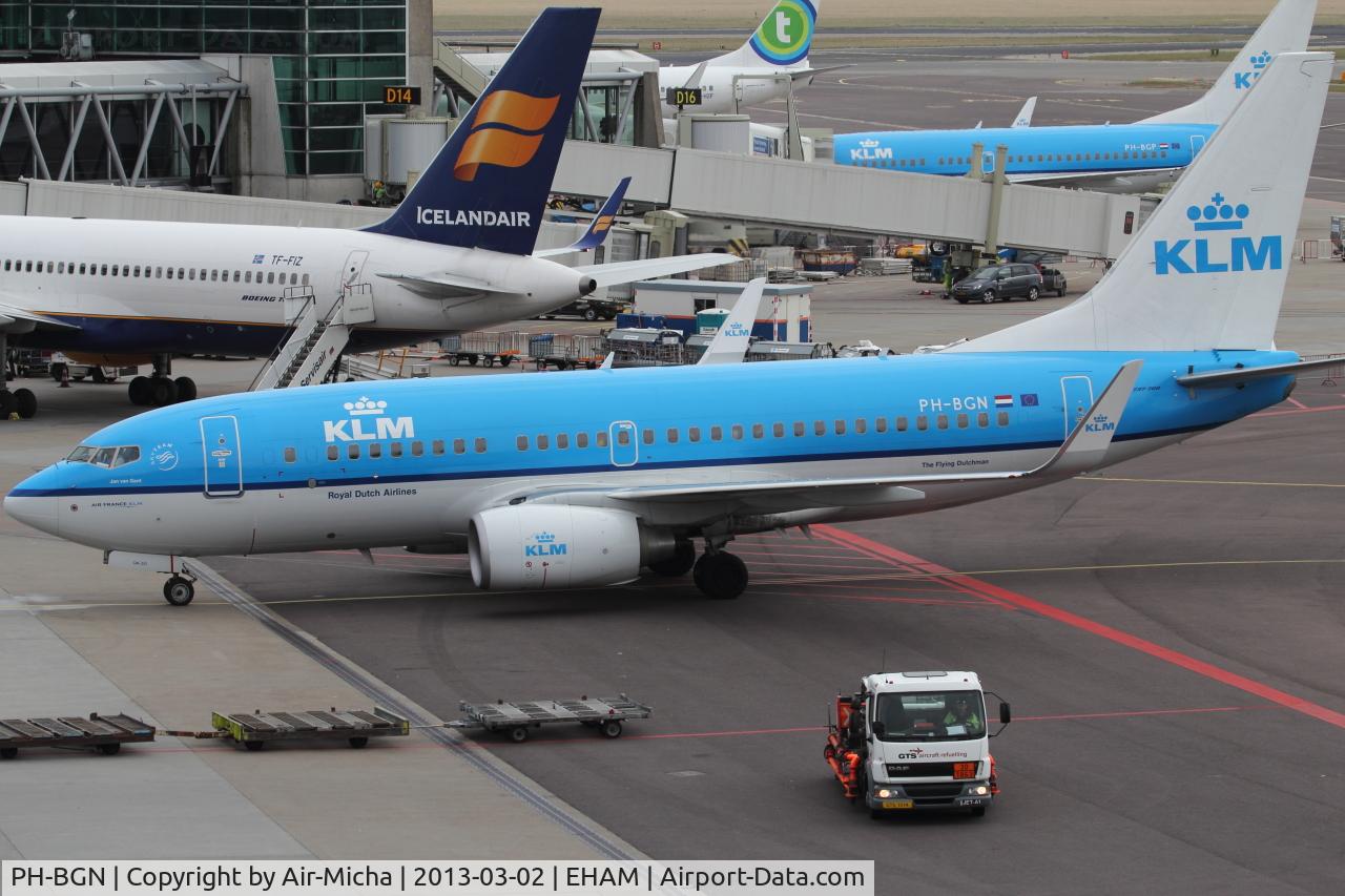 PH-BGN, 2011 Boeing 737-7K2 C/N 38125, KLM Royal Dutch Airlines