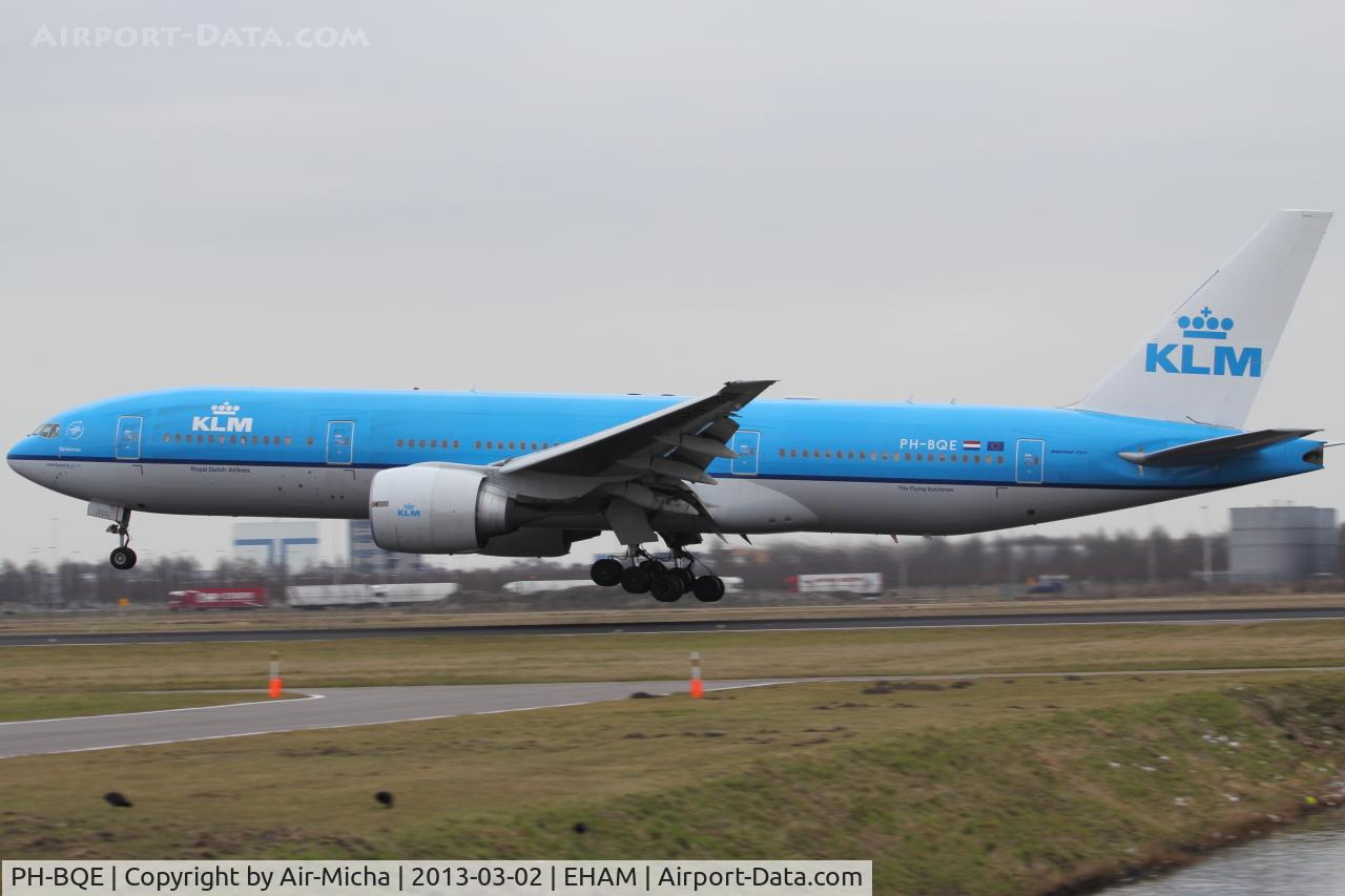 PH-BQE, 2004 Boeing 777-206/ER C/N 28691, KLM Royal Dutch Airlines