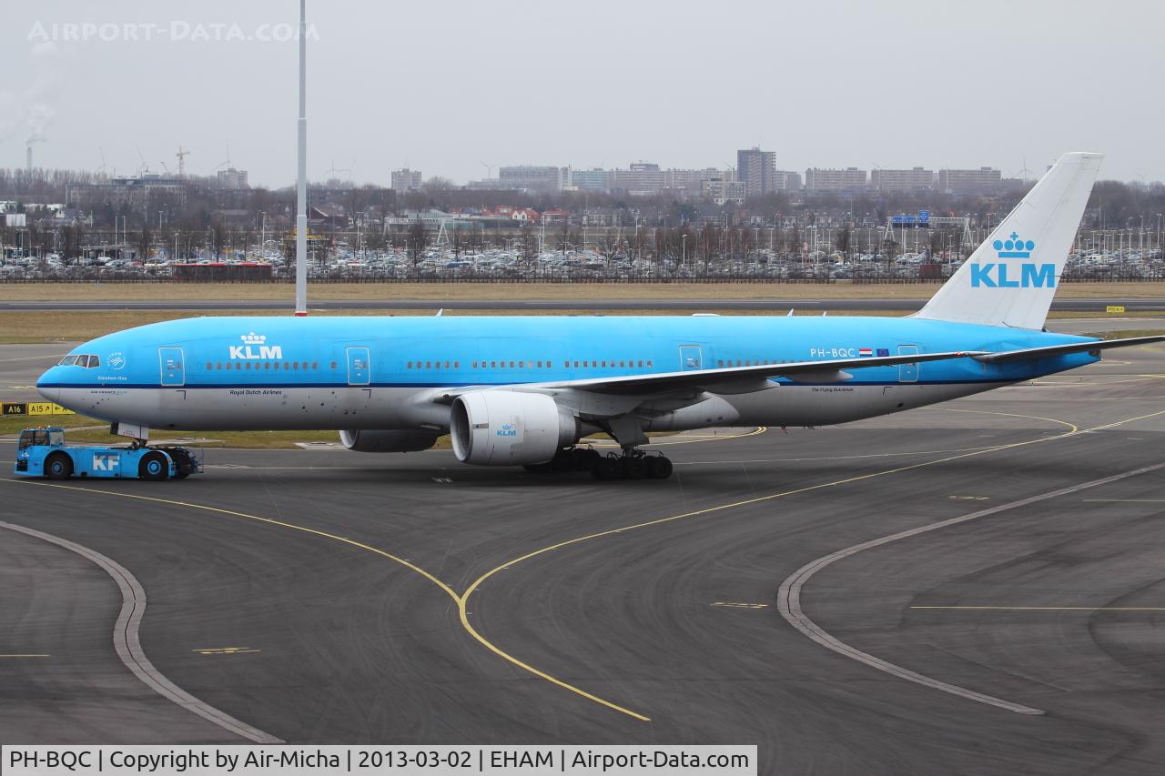 PH-BQC, 2003 Boeing 777-206/ER C/N 29397, KLM Royal Dutch Airlines