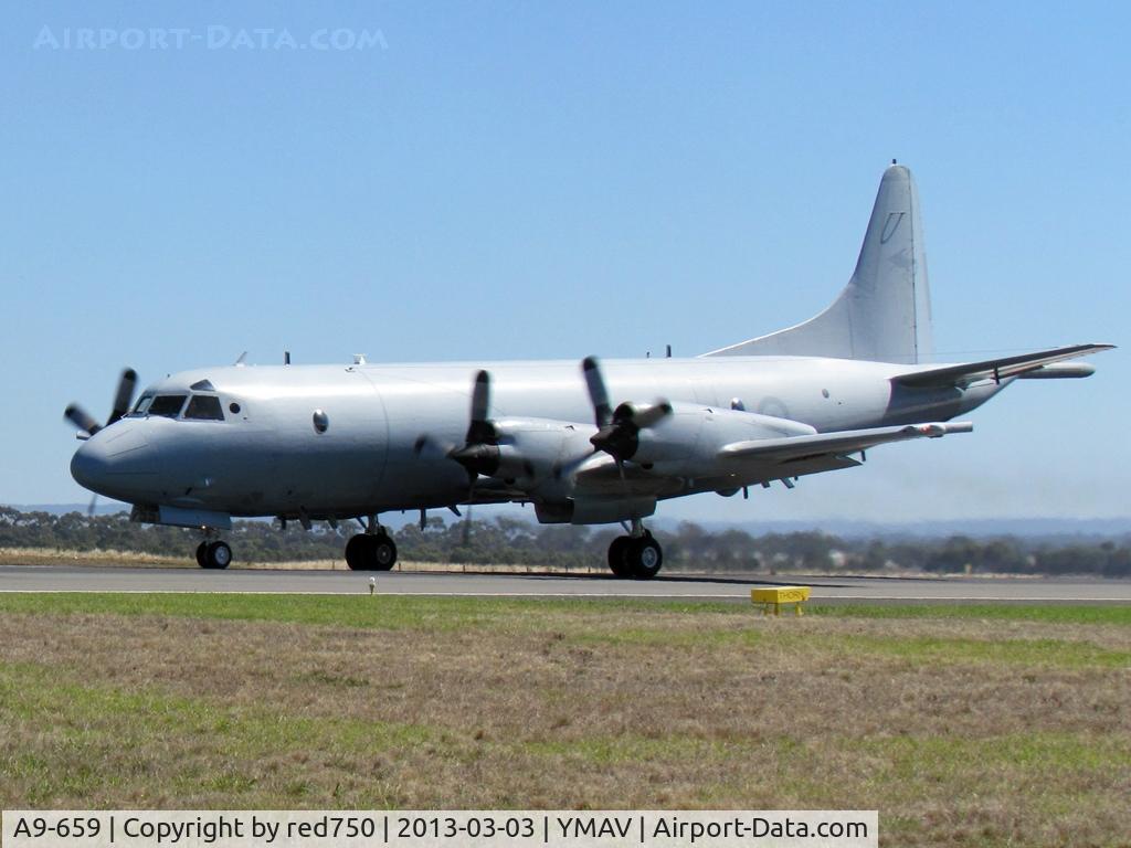 A9-659, Lockheed AP-3C Orion C/N 285D-5784, A9-659 at the 2013 Australian International Airshow Avalon.