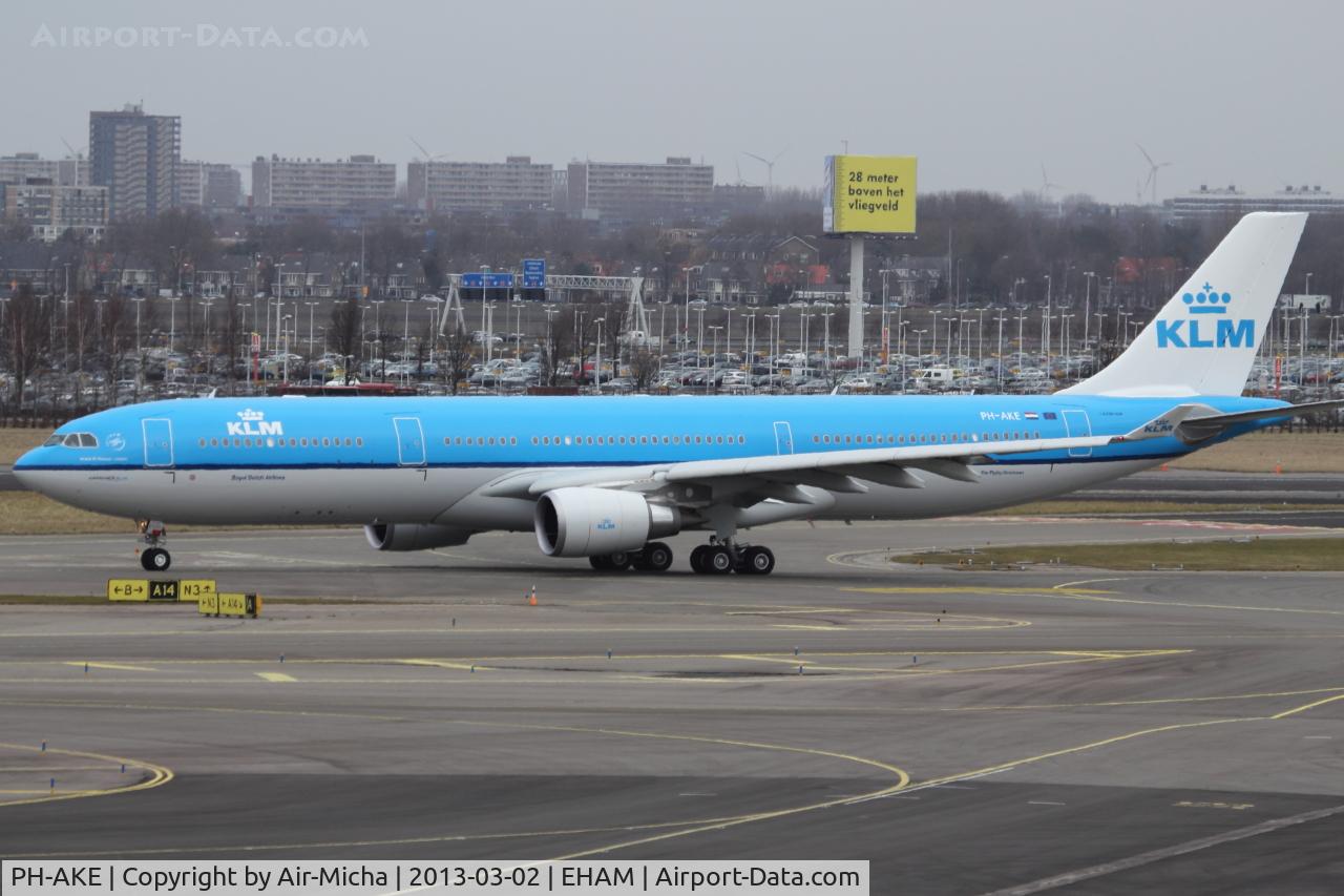 PH-AKE, 2012 Airbus A330-303 C/N 1381, KLM Royal Dutch Airlines