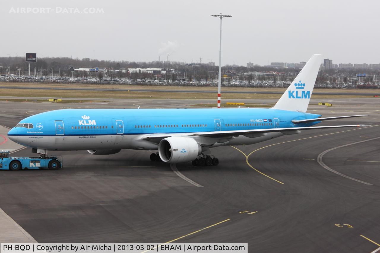 PH-BQD, 2003 Boeing 777-206/ER C/N 33713, KLM Royal Dutch Airlines