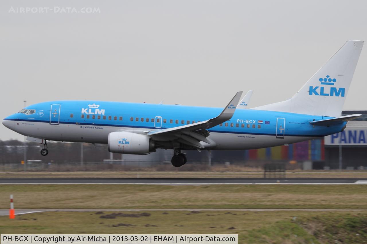 PH-BGX, 2011 Boeing 737-7K2 C/N 38635, KLM Royal Dutch Airlines