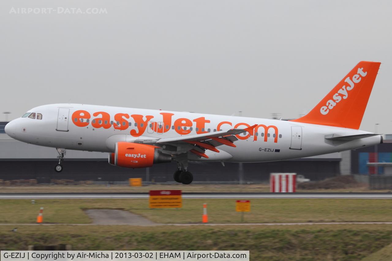 G-EZIJ, 2005 Airbus A319-111 C/N 2477, EasyJet