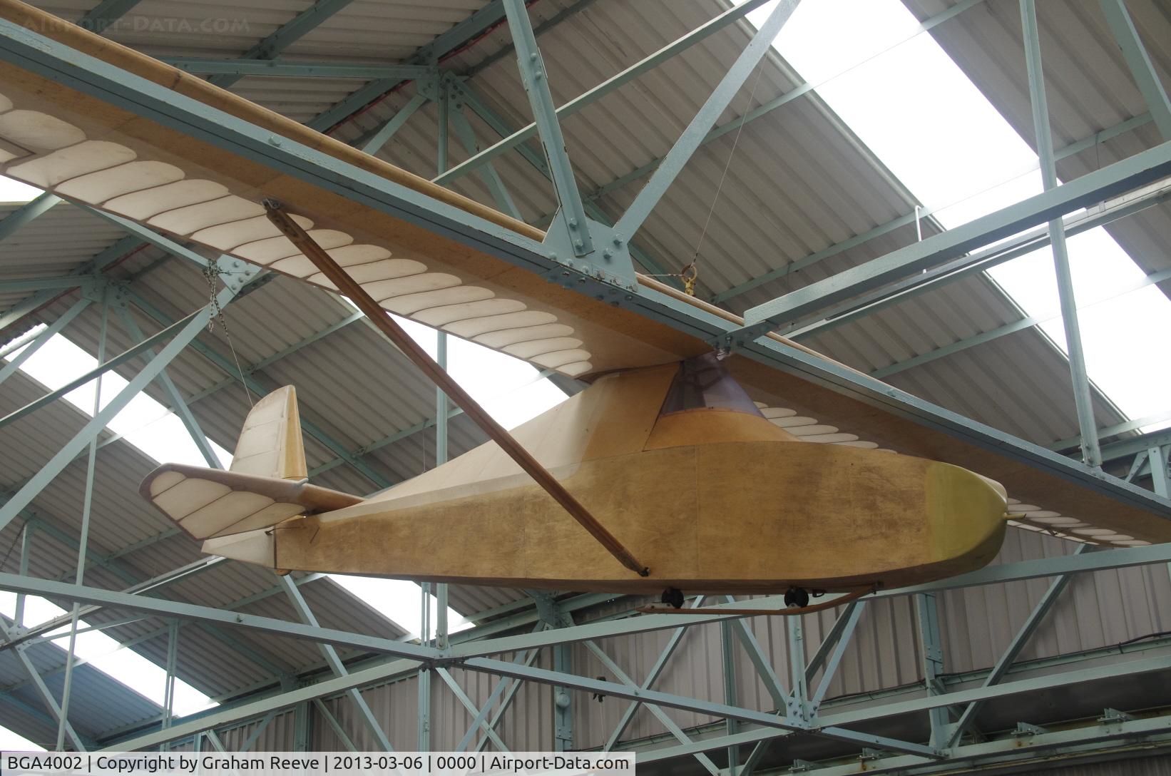 BGA4002, 1993 Penrose Pegasus 2 C/N Not found BGA4002, Preserved at the Norfolk and Suffolk Aviation Museum, Flixton.