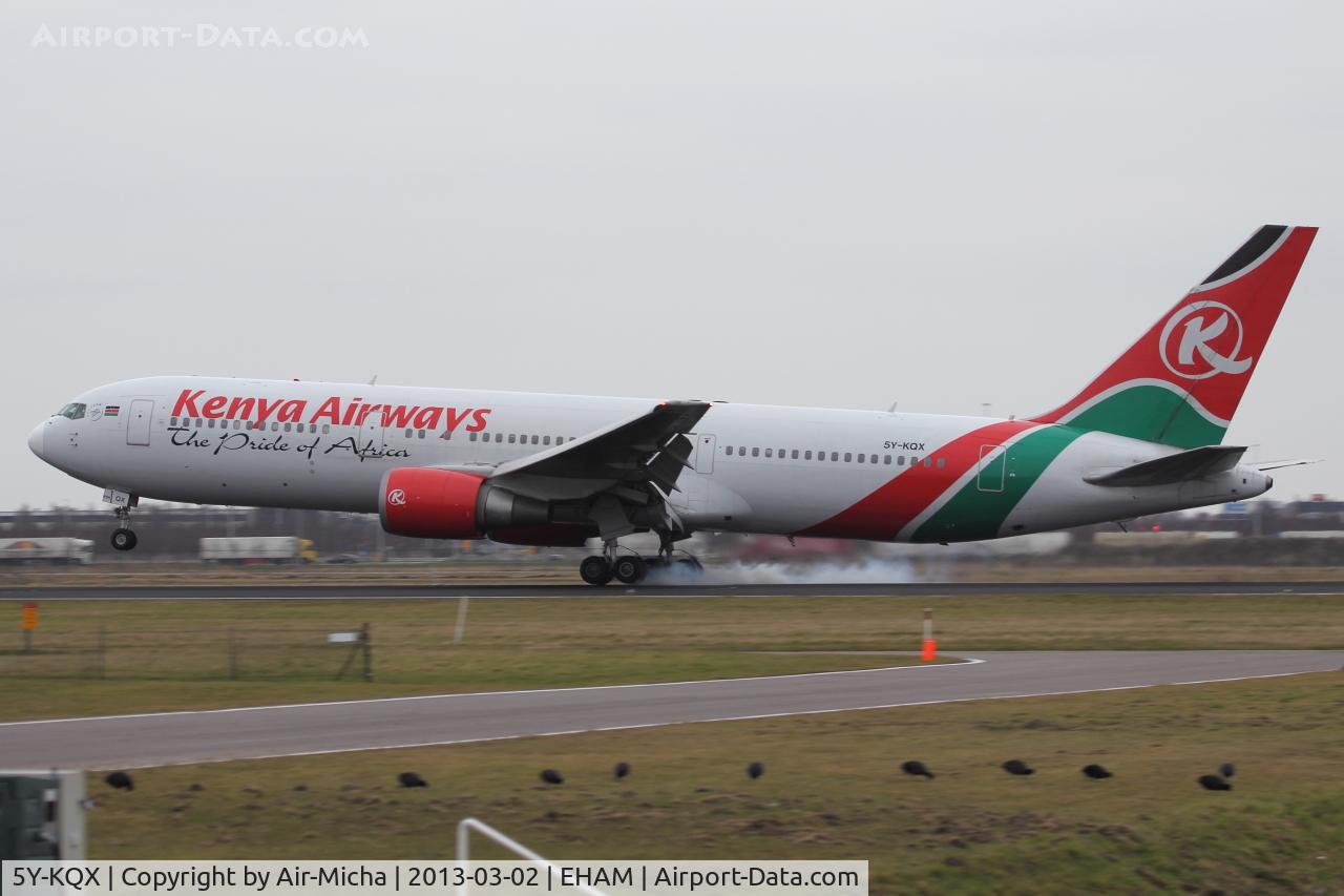 5Y-KQX, 2001 Boeing 767-36N/ER C/N 30854, Kenya Airways