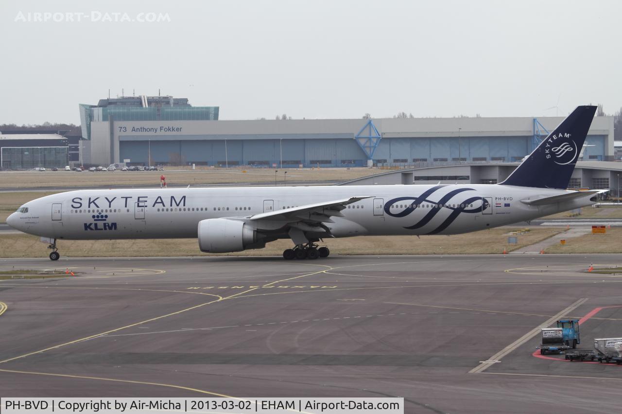 PH-BVD, 2009 Boeing 777-306/ER C/N 35979, KLM Royal Dutch Airlines
