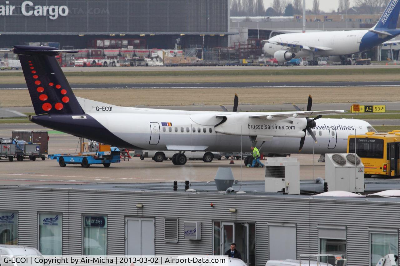 G-ECOI, 2008 De Havilland Canada DHC-8-402Q Dash 8 C/N 4224, Brussels Airlines