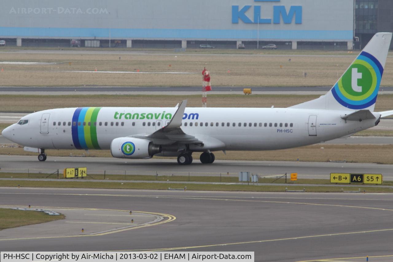 PH-HSC, 2010 Boeing 737-8K2 C/N 34173, Transavia Airlines