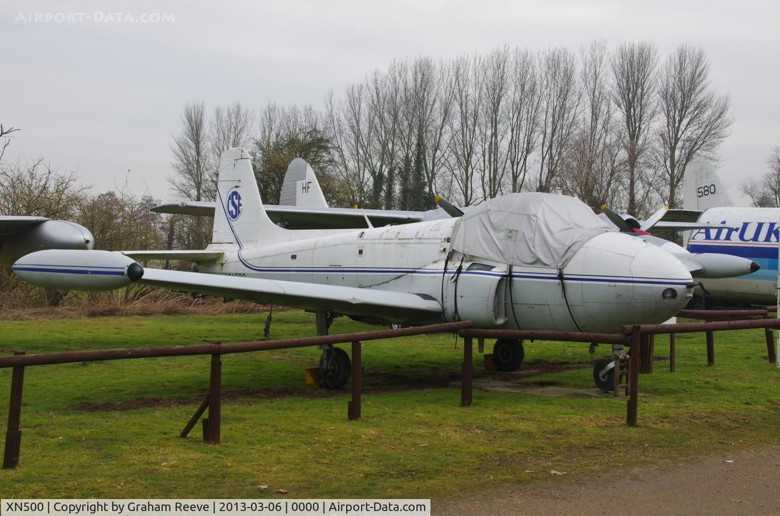 XN500, 1959 Hunting P-84 Jet Provost T.3A C/N PAC/W/10161, Preserved at the Norfolk and Suffolk Aviation Museum, Flixton.
