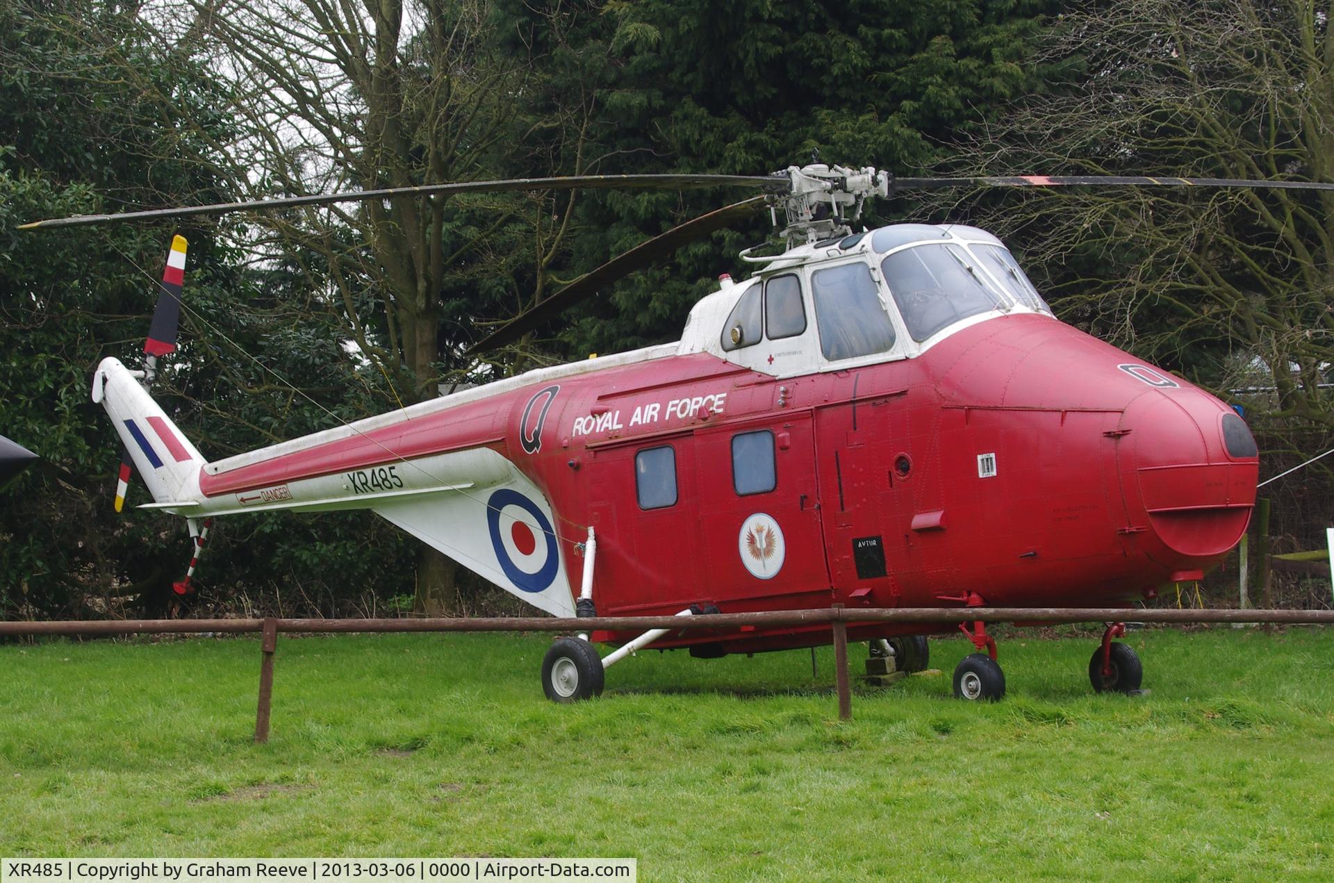 XR485, 1963 Westland Whirlwind HAR.10 C/N WA417, Preserved at the Norfolk and Suffolk Aviation Museum, Flixton.