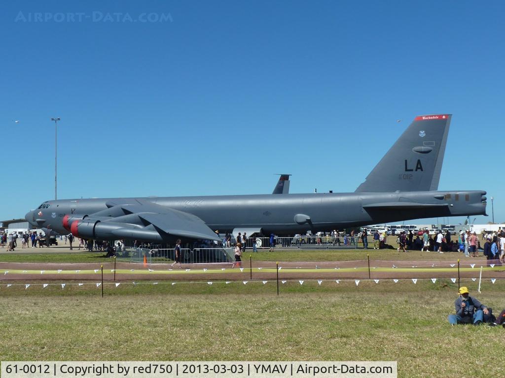 61-0012, 1961 Boeing B-52H Stratofortress C/N 464439, 61012 at the 2013 Australian International Air Show, Avalon