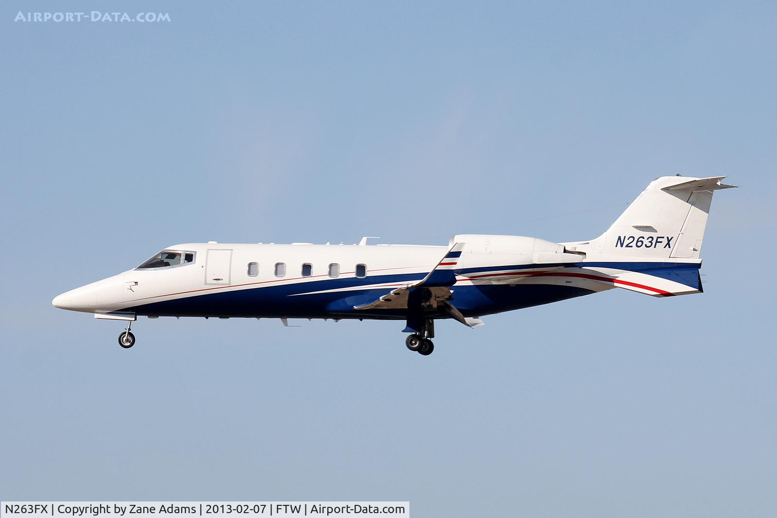 N263FX, 2008 Learjet Inc 60 C/N 334, Landing at Meacham Field - Fort Worth, TX