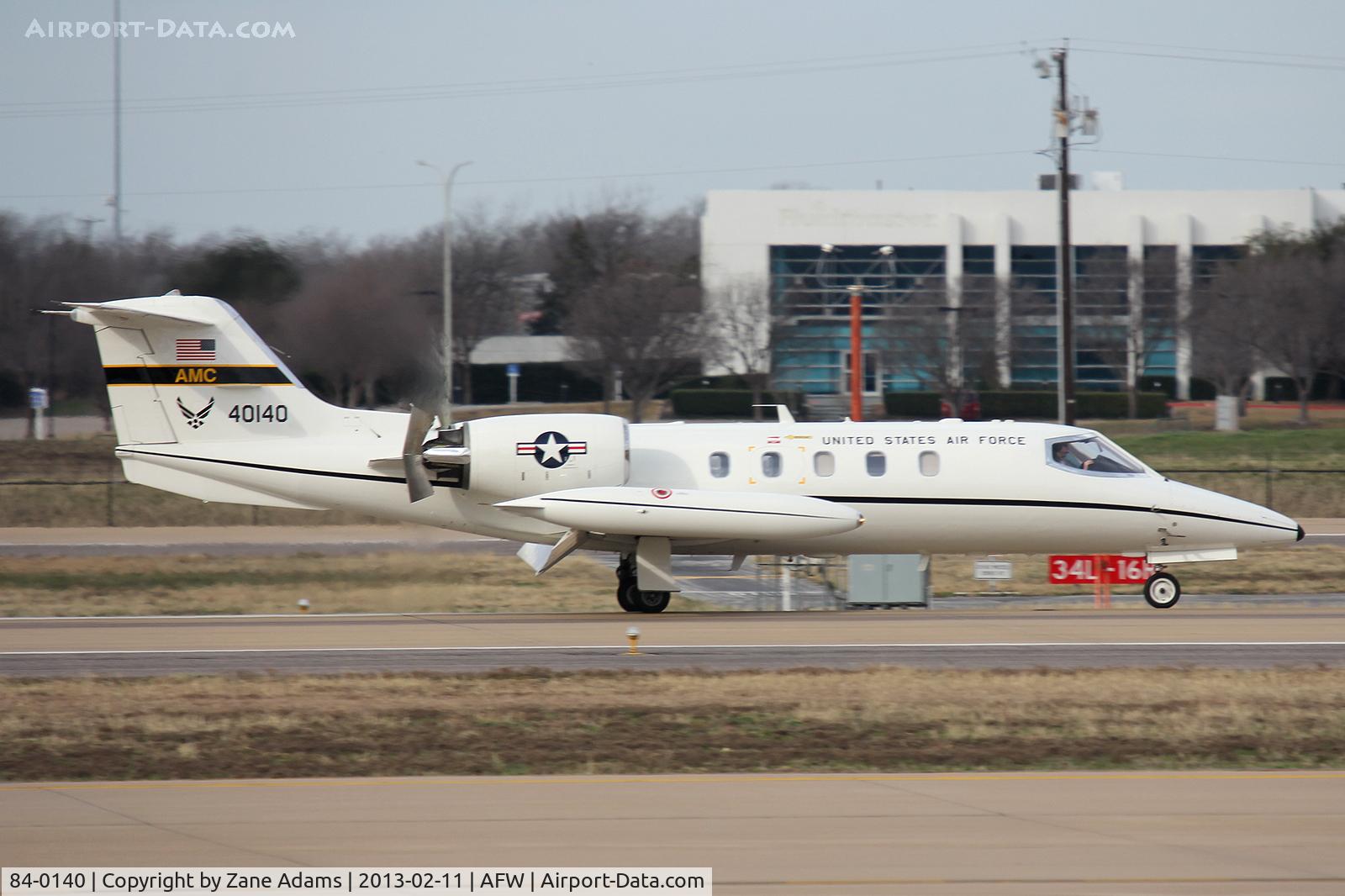 84-0140, 1984 Gates Learjet C-21A C/N 35A-588, USAF C-21A at Fort Worth Alliance Airport