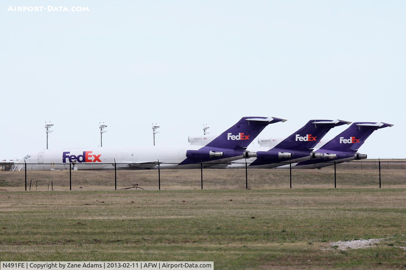 N491FE, 1979 Boeing 727-227 C/N 21529, FedEx 727 at Fort Worth Alliance Airport