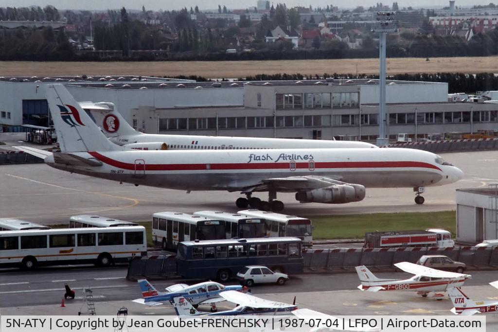 5N-ATY, 1966 Douglas DC-8-55(F) C/N 45858, FLASH AIRLINES
