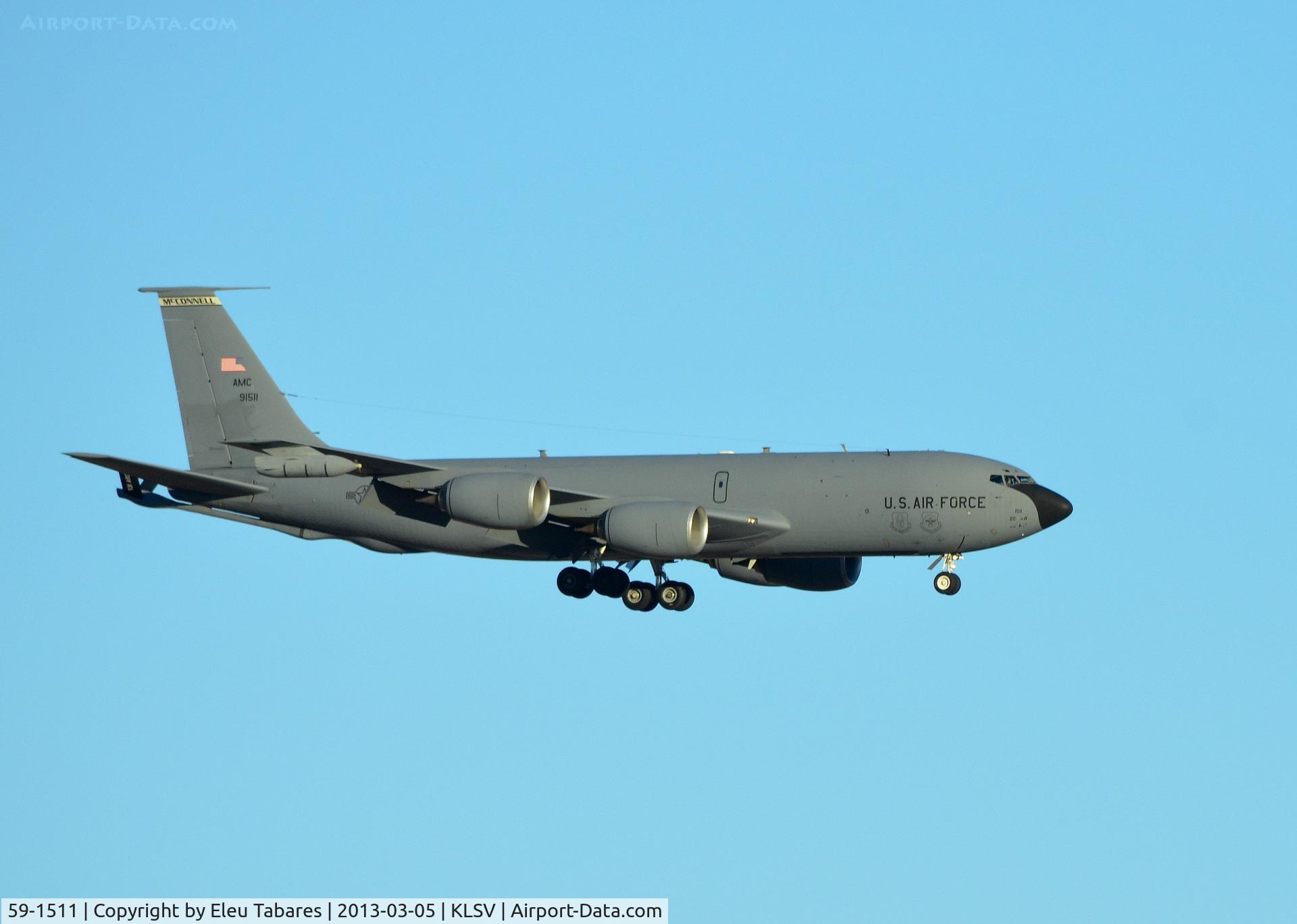 59-1511, 1959 Boeing KC-135R Stratotanker C/N 17999, Taken during Red Flag Exercise at Nellis Air Force Base, Nevada.