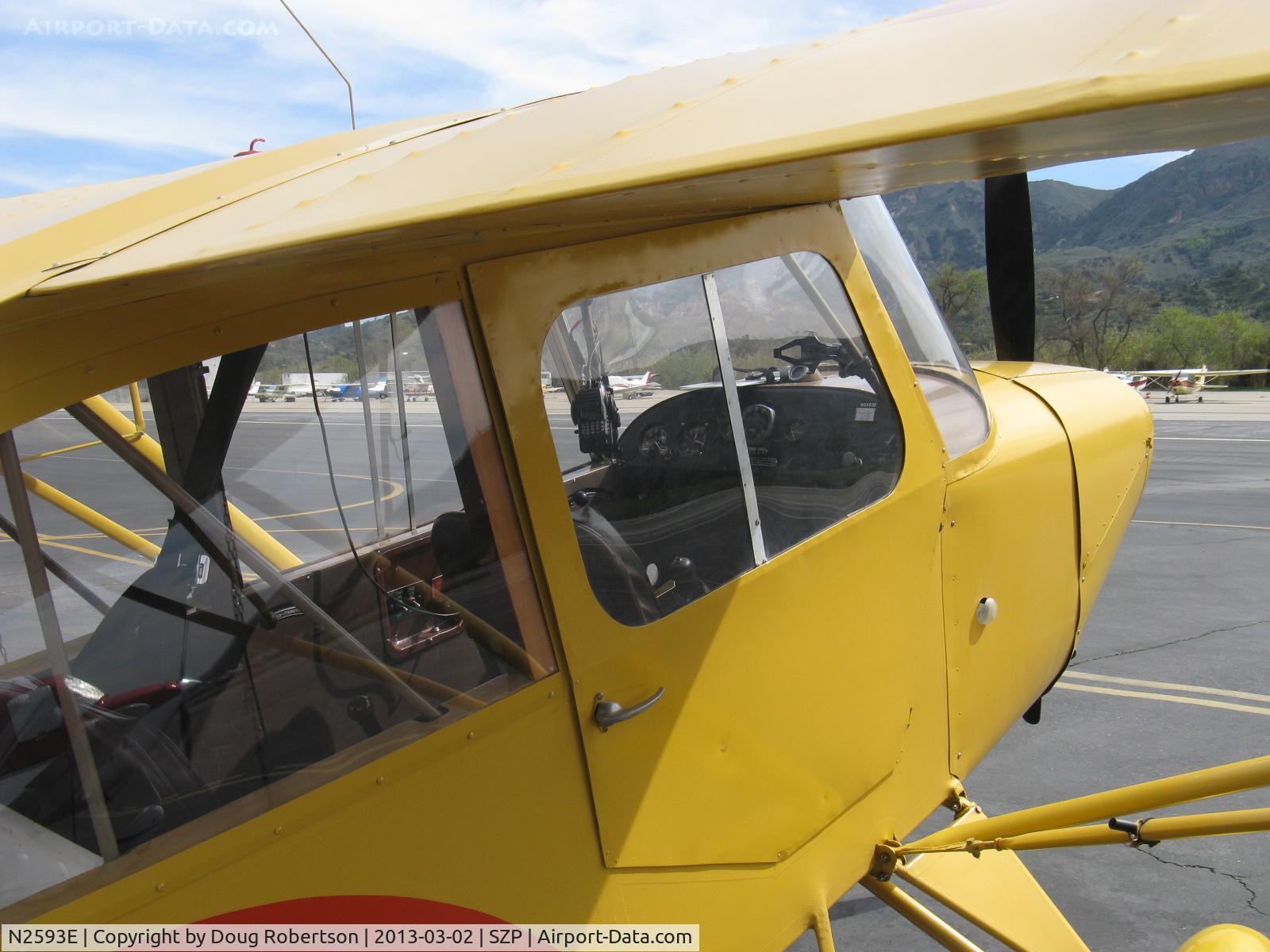 N2593E, 1946 Aeronca 7AC Champion C/N 7AC-6175, 1946 Aeronca 7AC CHAMPION, Continental A&C65 65 Hp, panel