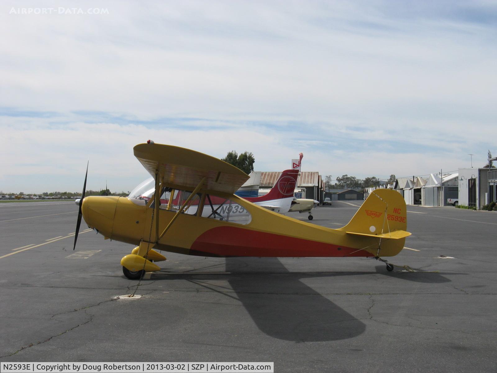 N2593E, 1946 Aeronca 7AC Champion C/N 7AC-6175, 1946 Aeronca 7AC CHAMPION, Continental A&C65 65 Hp