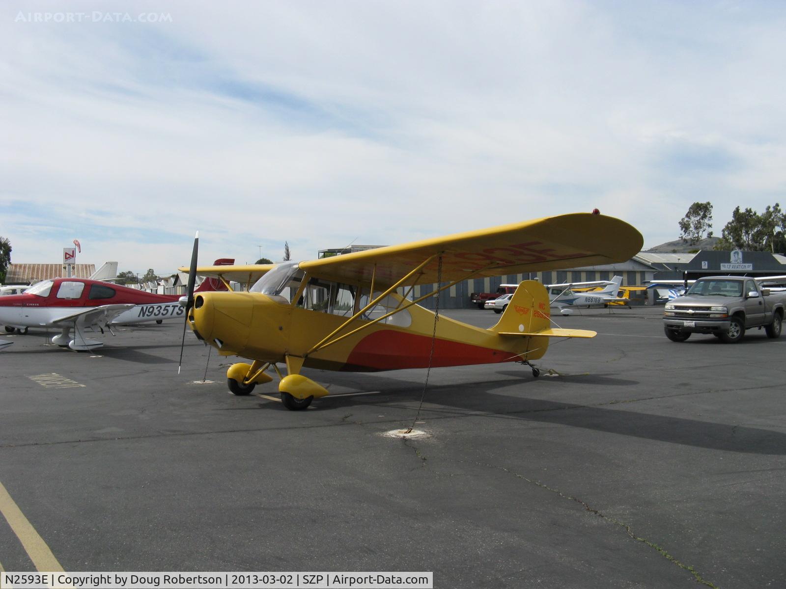 N2593E, 1946 Aeronca 7AC Champion C/N 7AC-6175, 1946 Aeronca 7AC CHAMPION, Continental A&C65 65 Hp