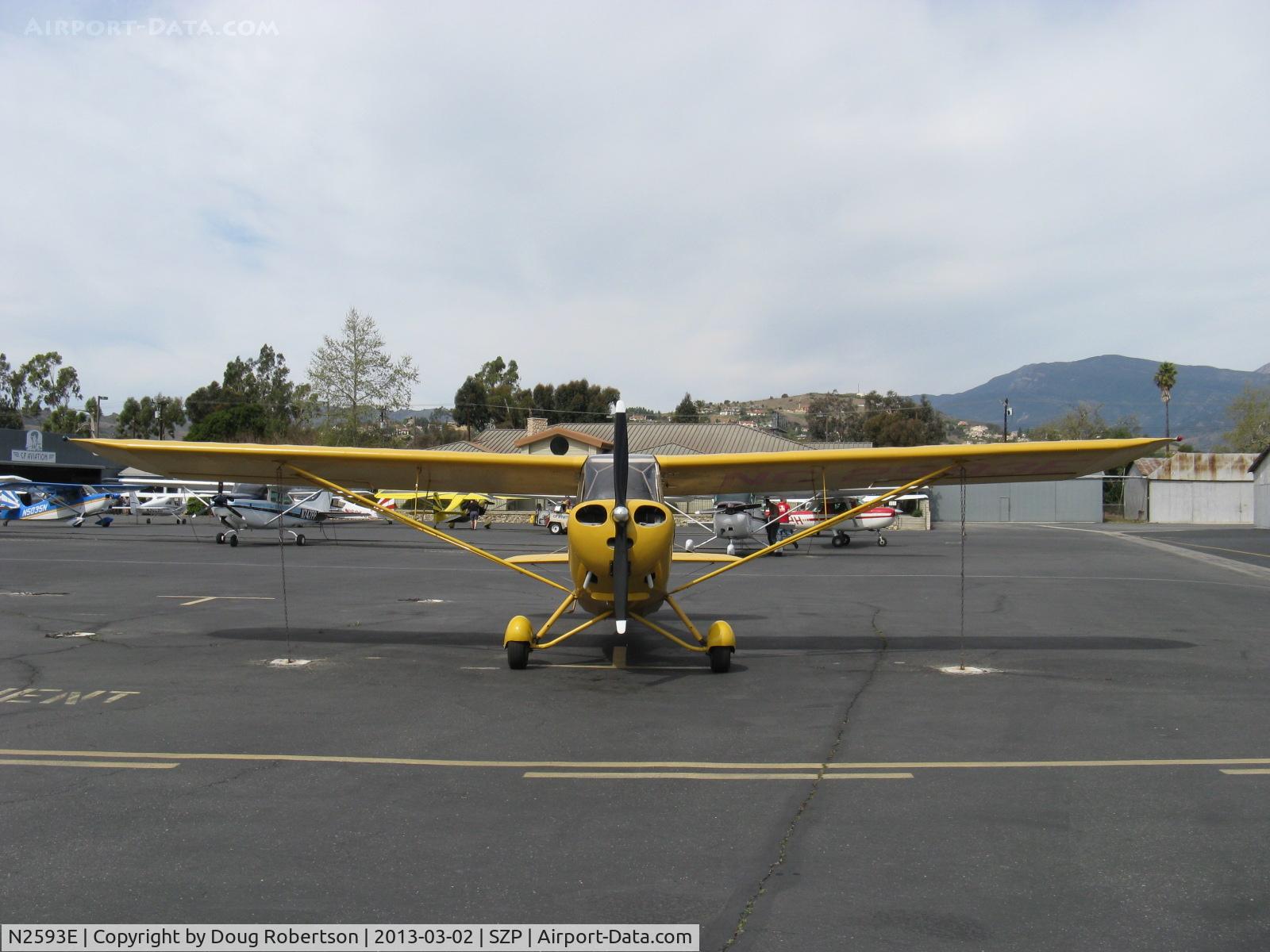 N2593E, 1946 Aeronca 7AC Champion C/N 7AC-6175, 1946 Aeronca 7AC CHAMPION, Continental A&C65 65 Hp