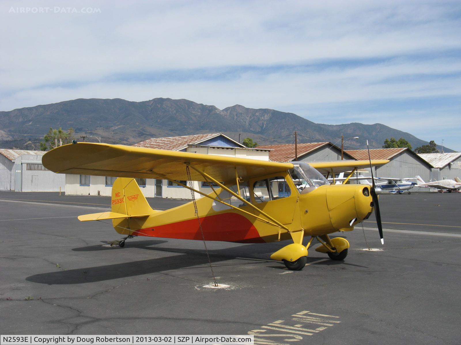 N2593E, 1946 Aeronca 7AC Champion C/N 7AC-6175, 1946 Aeronca 7AC CHAMPION, Continental A&C65 65 Hp