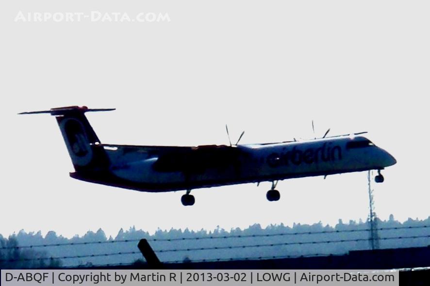 D-ABQF, 2009 De Havilland Canada DHC-8-402Q Dash 8 C/N 4245, Air Berlin Bombardier Dash 8Q-400 special