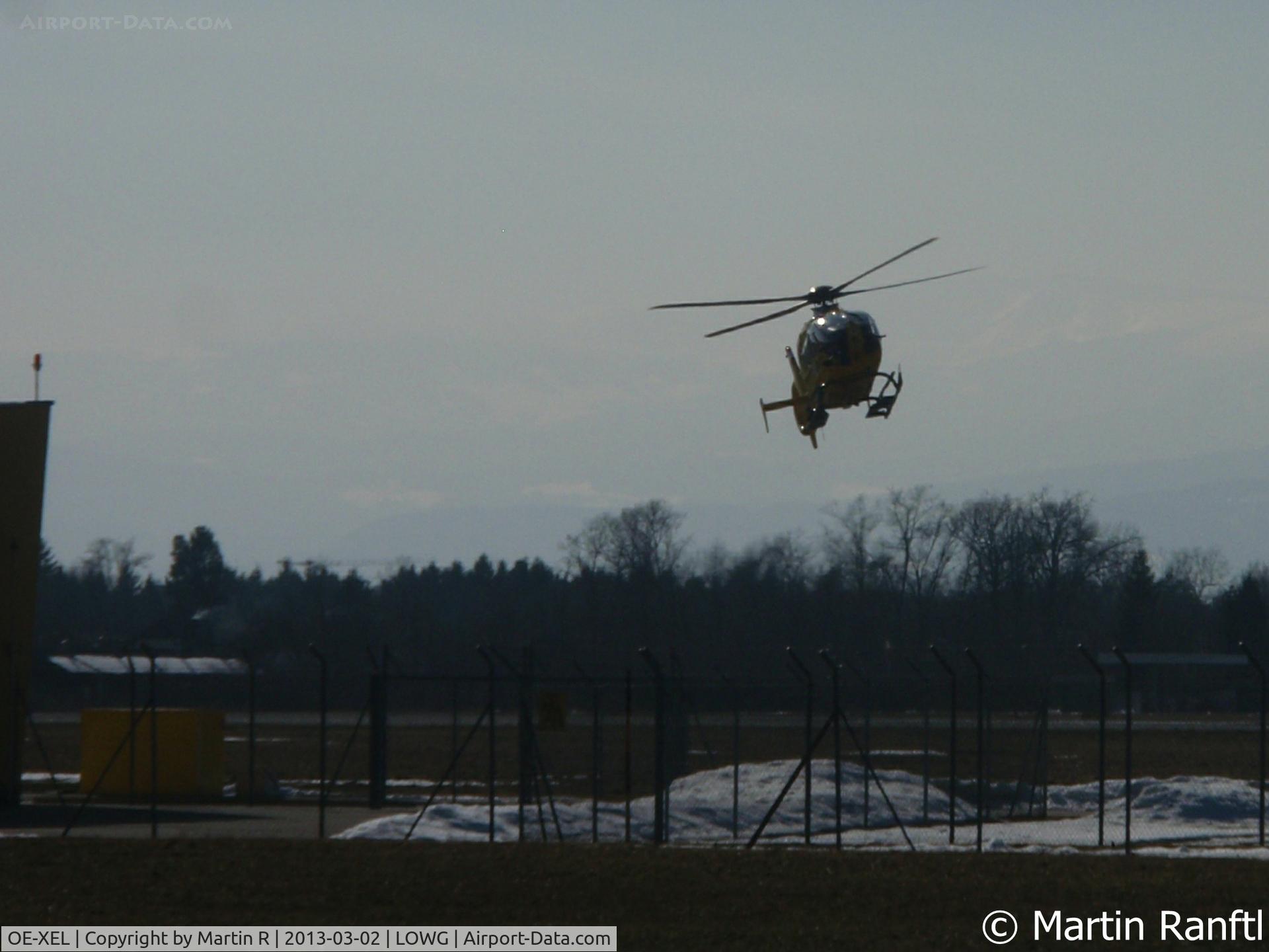 OE-XEL, 2001 Eurocopter EC-135T-2 C/N 0187, ÖAMTC Christophorus 12 landing in Graz