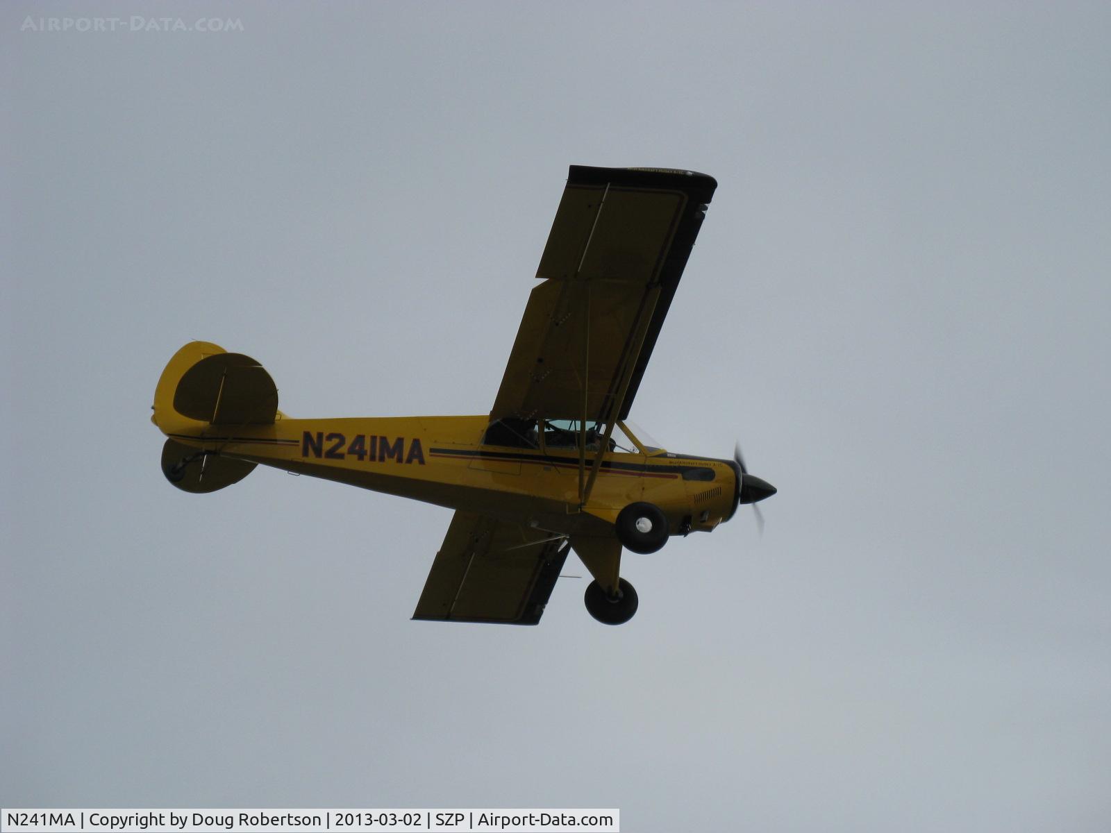 N241MA, 2011 Aviat A-1C-180 Husky C/N 3110, 2010 Aviat A-1C-180 HUSKY, Lycoming O-360-A1P 180 Hp, takeoff climb Rwy 22