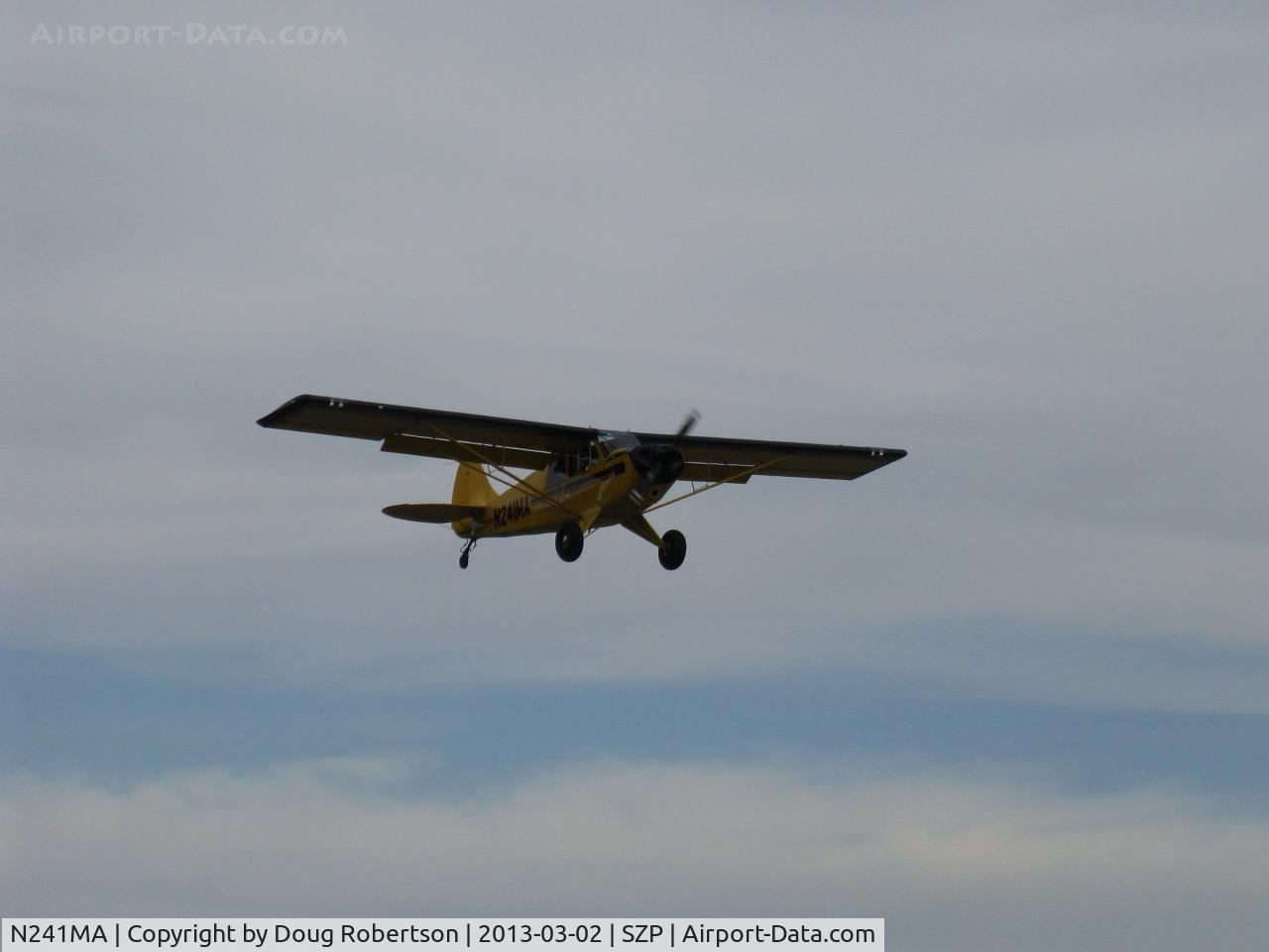N241MA, 2011 Aviat A-1C-180 Husky C/N 3110, 2010 Aviat A-1C-180 HUSKY, Lycoming O-360-A1P 180 Hp, takeoff climb Rwy 22