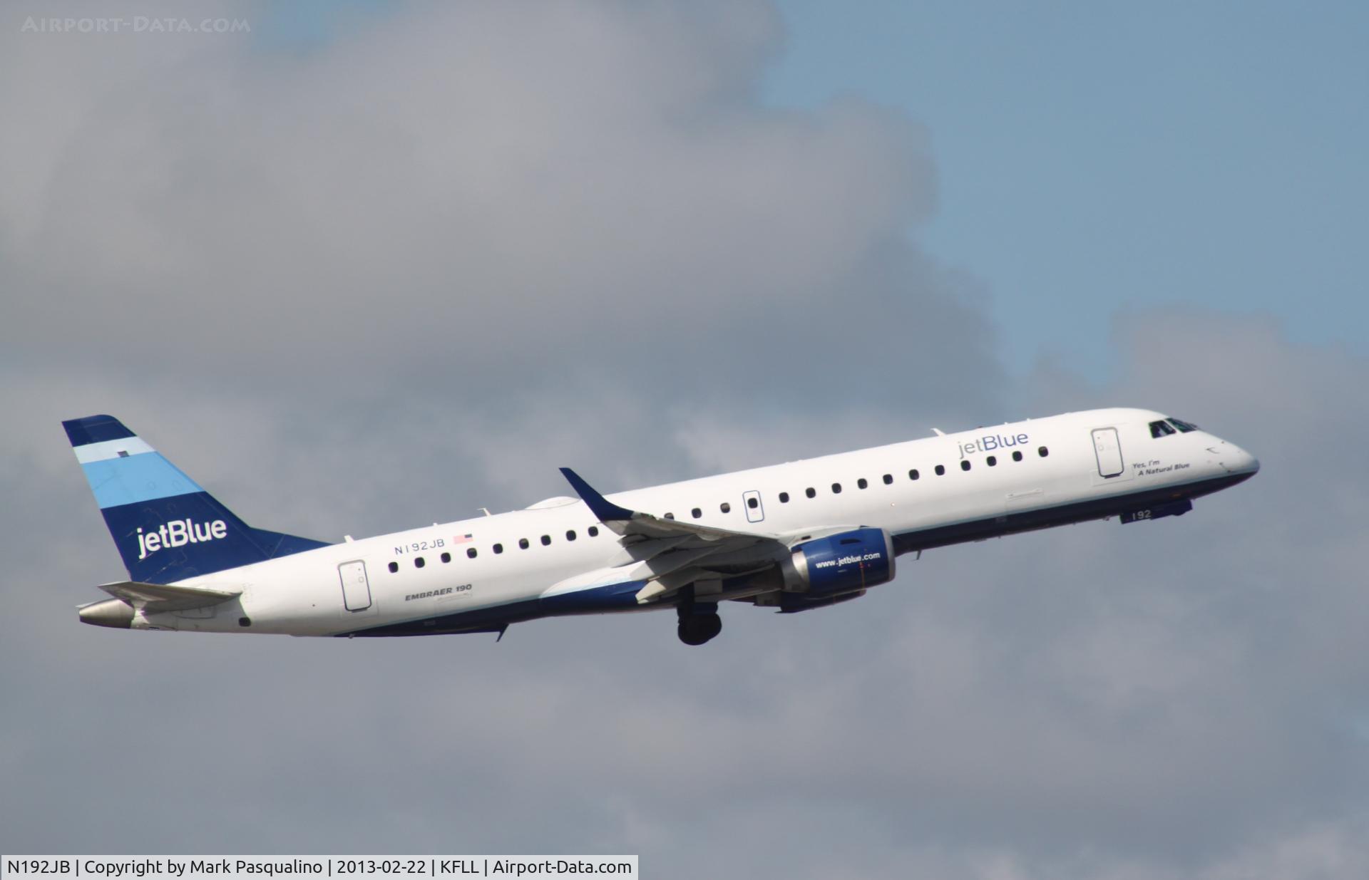 N192JB, 2005 Embraer 190AR (ERJ-190-100IGW) C/N 19000014, ERJ 190-100 IGW