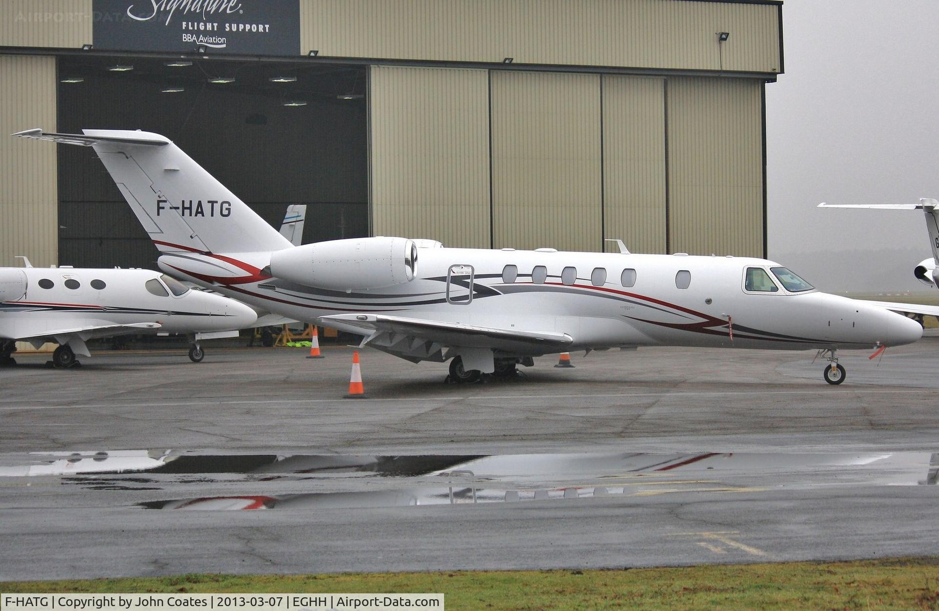F-HATG, 2012 Cessna 525C CitationJet CJ4 C/N 525C-0115, Parked at CSE