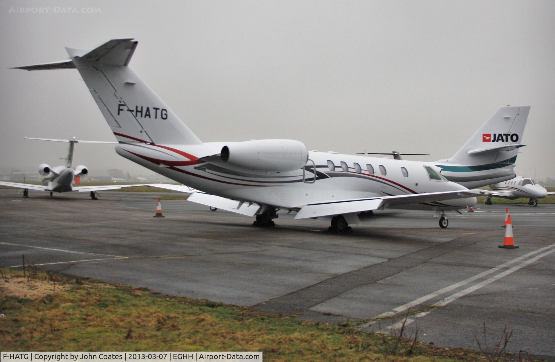 F-HATG, 2012 Cessna 525C CitationJet CJ4 C/N 525C-0115, Parked at CSE