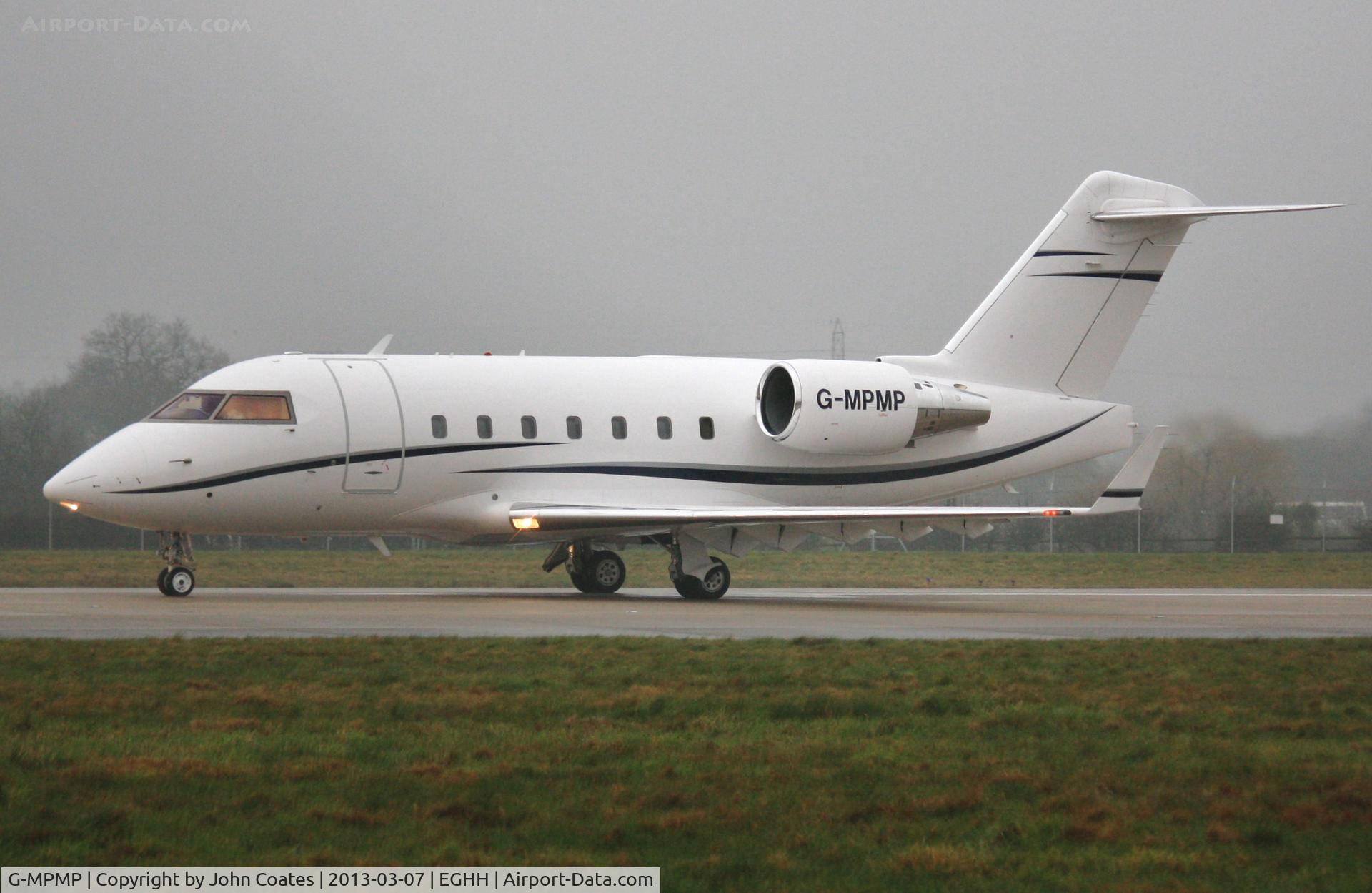 G-MPMP, 2001 Bombardier Challenger 604 (CL-600-2B16) C/N 5528, Departing to Guernsey after weather diversion