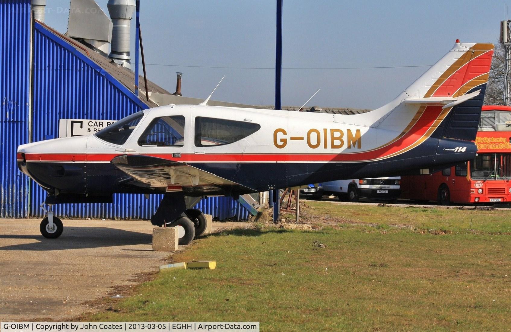 G-OIBM, 1977 Rockwell Commander 114 C/N 14295, Waiting to enter the paintshop