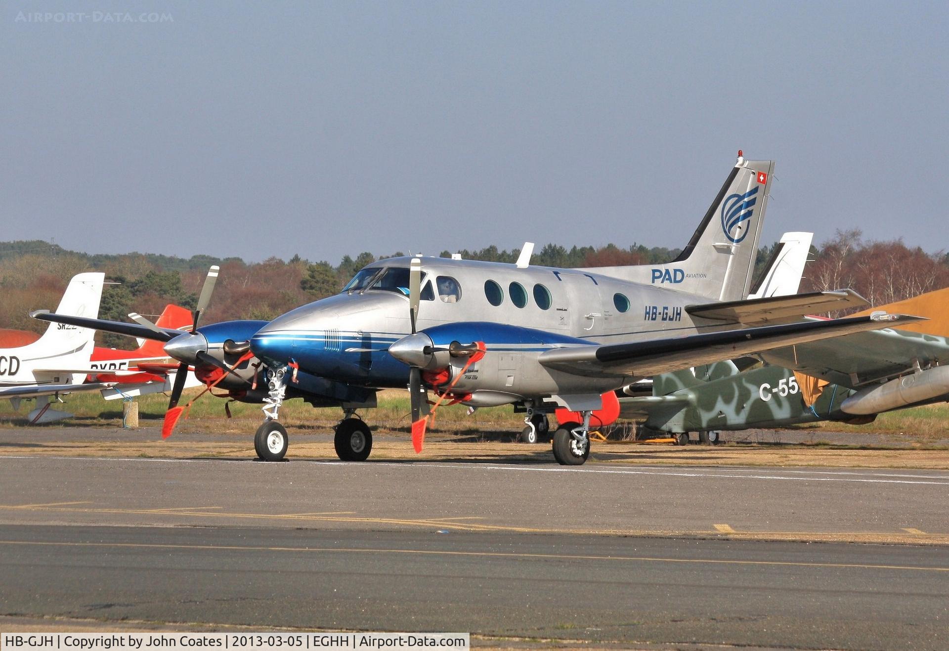 HB-GJH, 1981 Beech C90 King Air C/N LJ-972, Visitor to Airtime