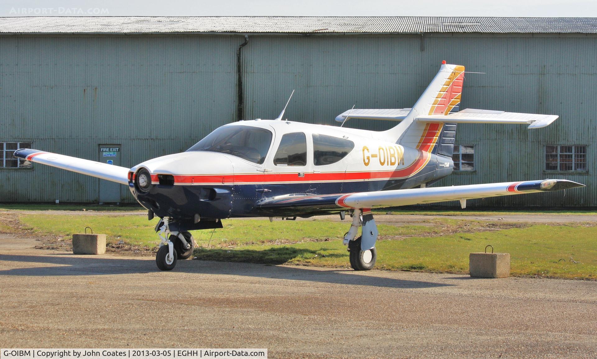 G-OIBM, 1977 Rockwell Commander 114 C/N 14295, Waiting to enter the paintshop