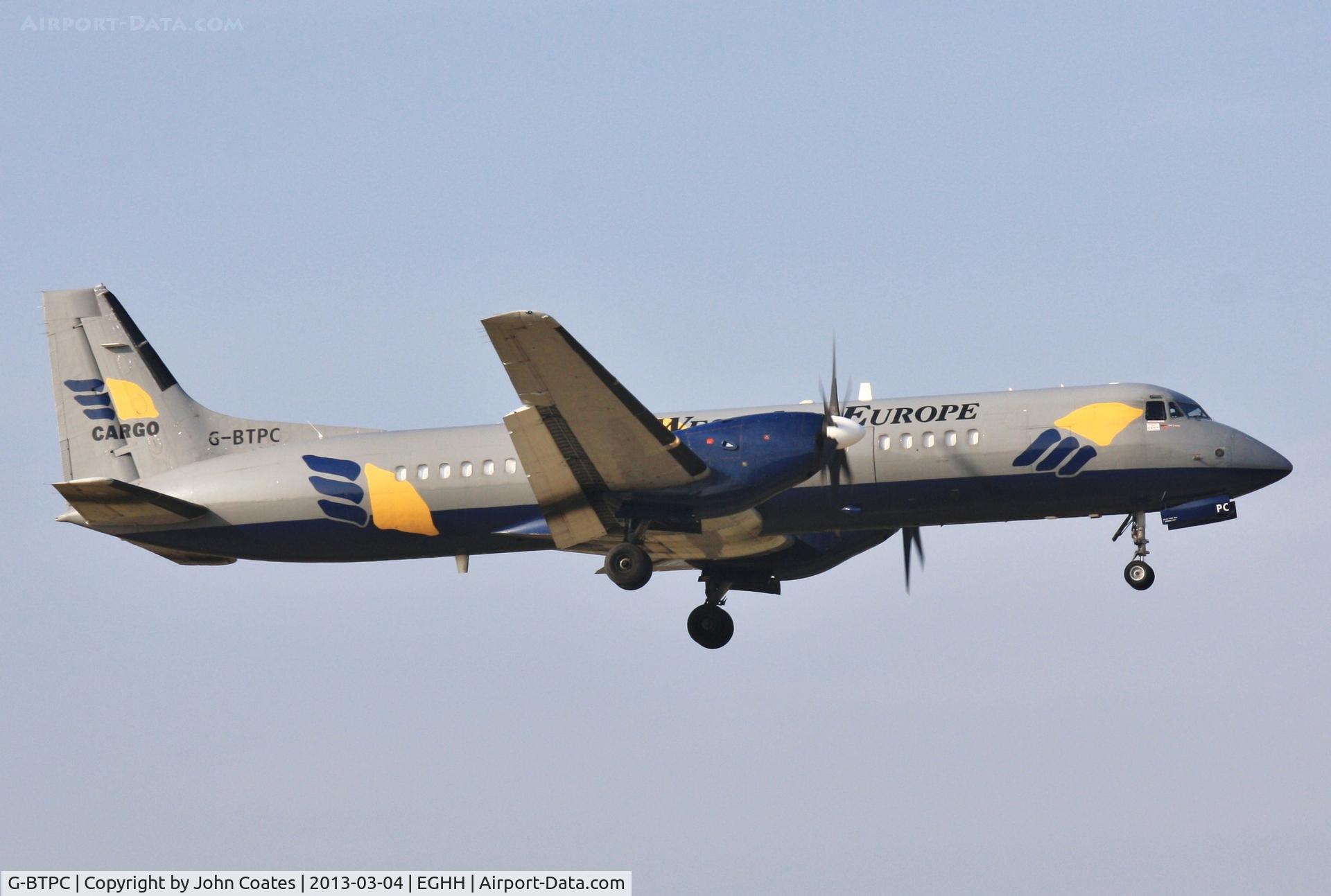 G-BTPC, 1988 British Aerospace ATP C/N 2010, Finals to land 08