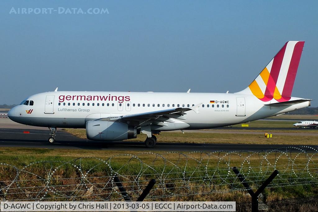 D-AGWC, 2006 Airbus A319-132 C/N 2976, Germanwings new colour scheme