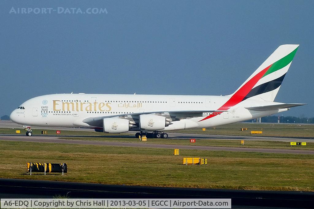 A6-EDQ, 2011 Airbus A380-861 C/N 080, Emirates