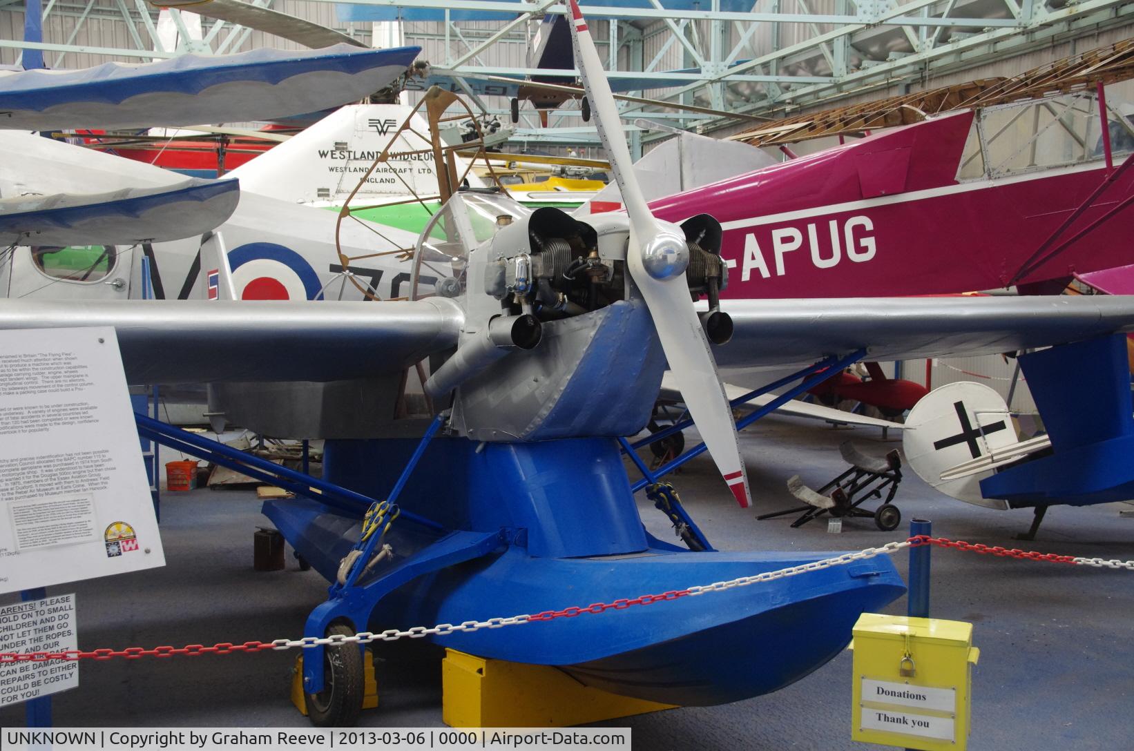 UNKNOWN, Miscellaneous Various C/N unknown, Goldfinch Amphibian  161, preserved at the Norfolk and Suffolk Aviation Museum, Flixton.