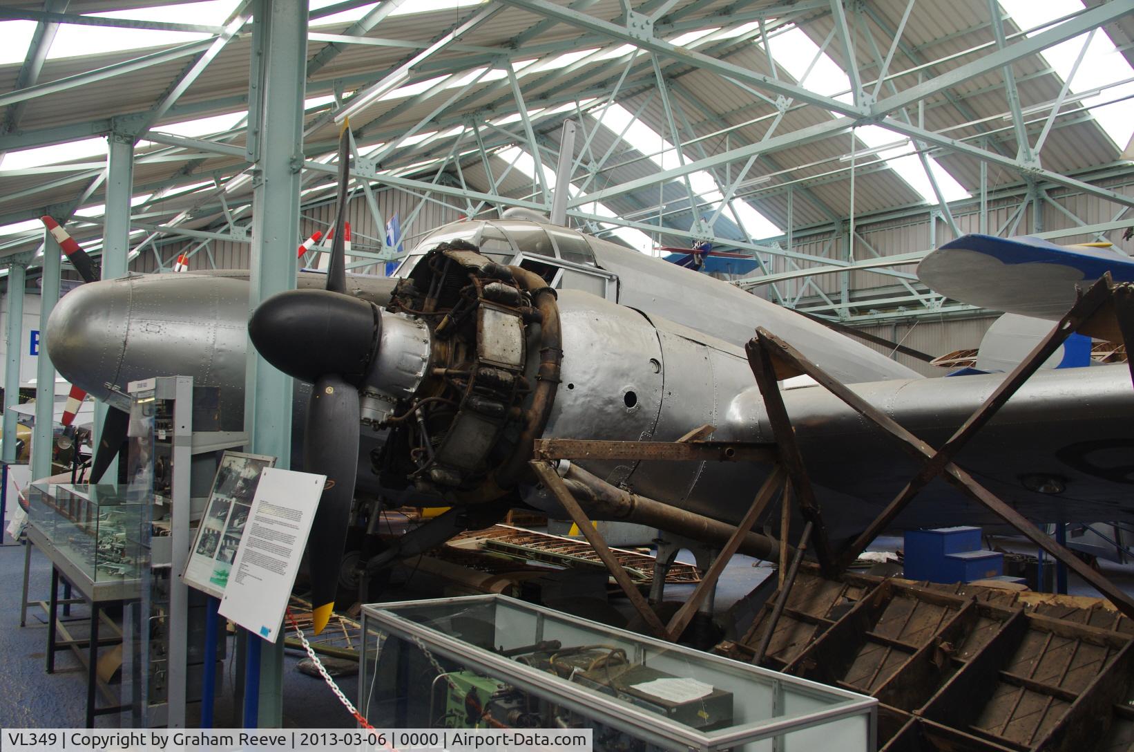 VL349, Avro 652A Anson 1 C/N 34220, Preserved at the Norfolk and Suffolk Aviation Museum, Flixton.