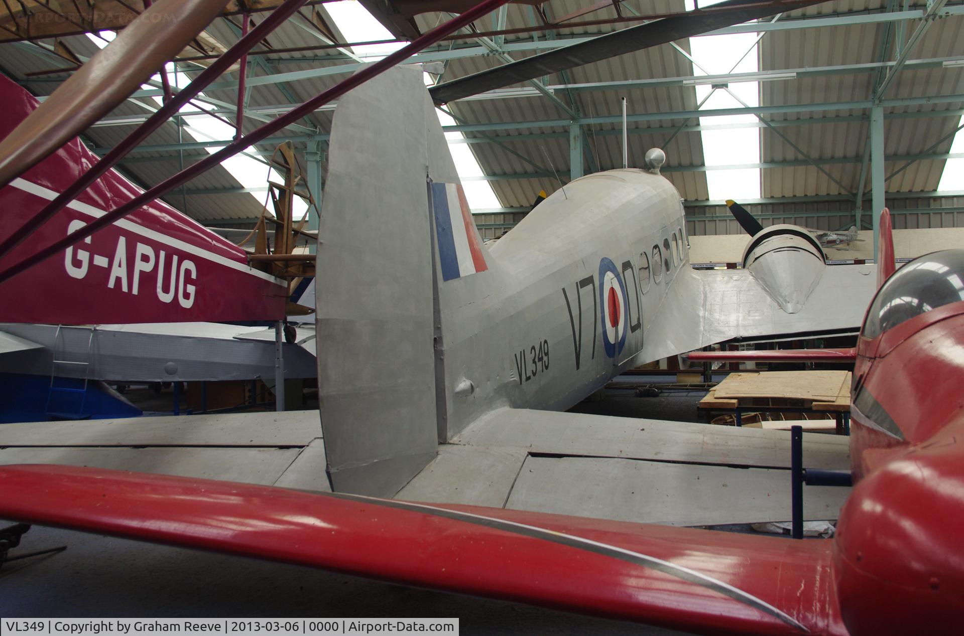 VL349, Avro 652A Anson 1 C/N 34220, Preserved at the Norfolk and Suffolk Aviation Museum, Flixton.