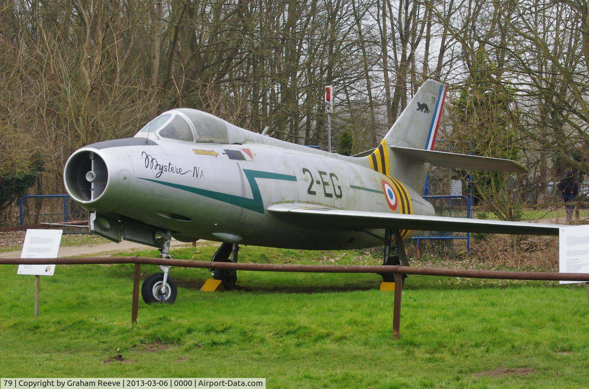 79, Dassault Mystere IVA C/N 79, Preserved at the Norfolk and Suffolk Aviation Museum, Flixton.