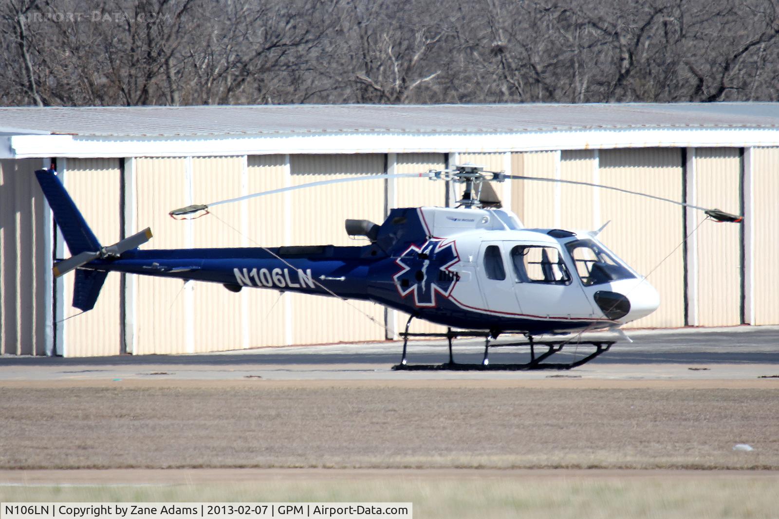N106LN, 1999 Eurocopter AS-350B-3 Ecureuil Ecureuil C/N 3251, At Grand Prairie Municipal Airport