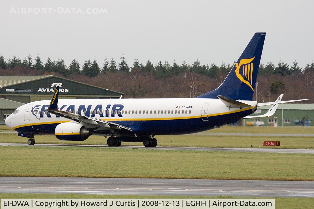 EI-DWA, 2007 Boeing 737-8AS C/N 33617, Ryanair